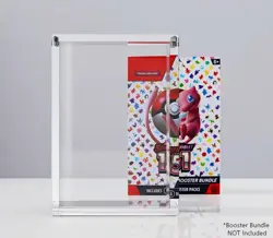 Pokemon Magnetic Booster Bundle Acrylic Case! UV Protective Pokemon Display! - Image 1