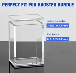 Pokemon Magnetic Booster Bundle Acrylic Case! UV Protective Pokemon Display! - Image 2
