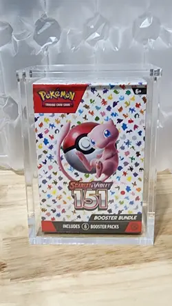 Pokemon Magnetic Booster Bundle Acrylic Case! UV Protective Pokemon Display! - Image 3