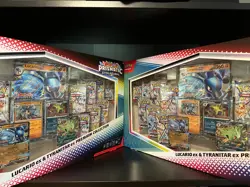 [ LOT OF TWO] Pokemon Lucario Tyranitar Premium Collection Prismatic Evolutions - Image 1