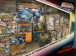 [ LOT OF TWO] Pokemon Lucario Tyranitar Premium Collection Prismatic Evolutions - Image 4