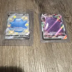 Nintendo Pokemon Ditto V & Ditto VMax Holo Card Lot - 2 Colorless Cards - Image 1