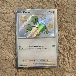 Doduo - 199/091 - Pokemon Paldean Fates Shiny Rare Card NM - Image 1