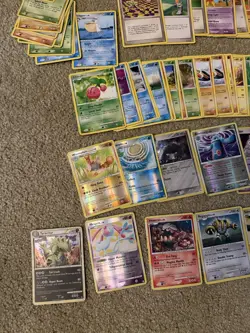 150+ Vintage Pokemon Card Lot Holo Reverse Holo Tyranitar Regigigas Mid Era - Image 4