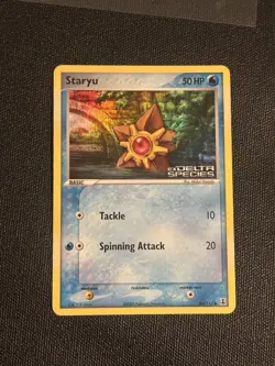 Pokemon TCG Staryu 84/113 Delta Species Reverse Holo Card Common LP/MP - Image 1