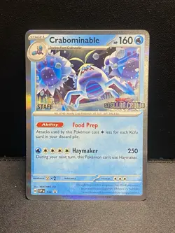 Crabominable - 134 (Prerelease) [Staff] 134/142 Sv: Scarlet & Violet Promo Cards - Image 1