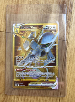 Arceus VSTAR (Secret) 184/172 Swsh09: Brilliant Stars Holo Awesome Pokemon Card - Image 1