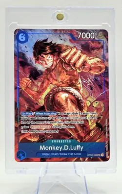 One Piece Paramount War Monkey.D.Luffy Super Rare Card OP02-062 - Image 3