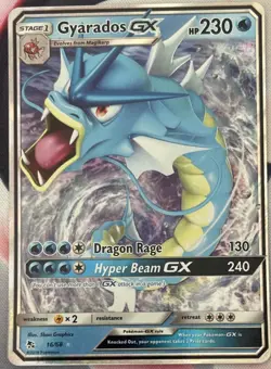 Gyarados GX 16/68 - Hidden Fates - Ultra Rare Holo Pokemon Card - Near Mint (NM) - Image 1