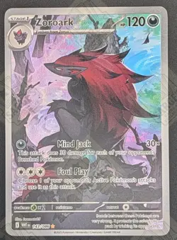 Pokemon TCG Zoroark White Flare 2025 IR Holo Rare Card 143/086 NM - Image 1