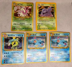 14 Japanese Pokemon Card Lot Neo Starters Typhlosion Feraligatr Meganium Holo HP - Image 2