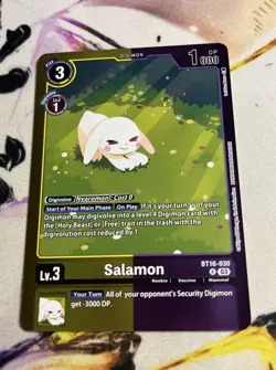 Salamon BT16-030 LM-06 Billion Bullet Digimon Card Game Alt - Image 1