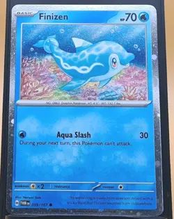 Pokemon TCG- Palafin EX 126 Promo Holo - Palafin and Finizen Holo included - Image 3