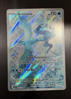 Pokemon TCG Articuno 161/159 Sv09 Journey Together Illustration Rare Holo - Image 1