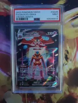 PSA 9 Deoxys VMAX GG45/GG70 #GG45 Pokemon Crown Zenith BGS 9 CGC 9 🔥🌈 - Image 1