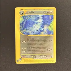 Pokemon TCG Steelix 035/147 Aquapolis Regular Rare e-Reader Stage 1 100 HP - Image 1