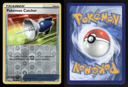 Pokemon Catcher 138/159 Uncommon Crown Zenith Pokemon Reverse Holo NM/M - Image 3