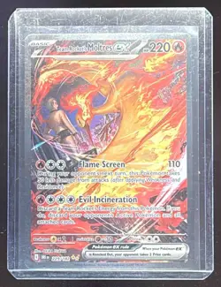2025 Pokemon Gaming Destined Rivals Team Rocket's Moltres ex #229/182 - Image 1