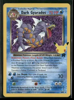 Dark Gyarados 82/82 Celebrations: Classic Collection NM/M Pokemon - Image 1