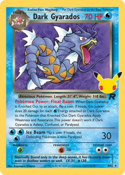 Dark Gyarados 82/82 Celebrations: Classic Collection NM/M Pokemon - Image 4