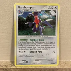 Garchomp Mysterious Treasures 9/123 Lv. 66 Cosmos Holo Rare 2007 Pokemon - LP - Image 1