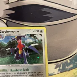 Garchomp Mysterious Treasures 9/123 Lv. 66 Cosmos Holo Rare 2007 Pokemon - LP - Image 5