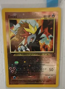 Pokemon TCG Entei Wotc Promo Reverse Holo 80 HP 34/53 English Ken Sugimori - Image 1
