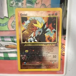 Pokemon TCG Entei Wotc Promo Reverse Holo 80 HP 34/53 English Ken Sugimori - Image 4