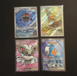 Pokemon Chaos Rising Illustration/full Art Bundle X4 - Image 1