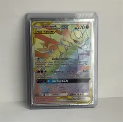 Pokemon Garchomp & Giratina GX 247/236 SM-Unified Minds Secret Rare Holo - Image 1