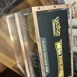 New And Improved Thick Acrylic Pokemon ETB case with Magnetic Top - Image 2
