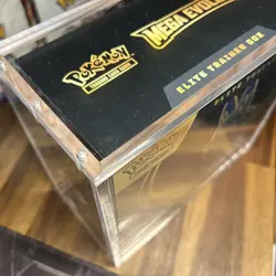 New And Improved Thick Acrylic Pokemon ETB case with Magnetic Top - Image 5