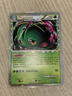 Meganium (Prime) HGSS08 Hgss Holo Lp Condition Black Star Promo Pokemon Heater - Image 2