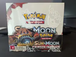 Pokemon (1) Sun And Moon: Crimson Invasion Sealed Booster Box - Image 1