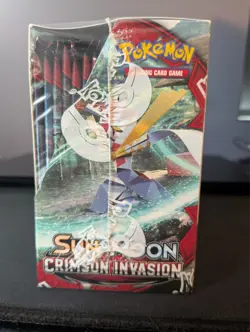 Pokemon (1) Sun And Moon: Crimson Invasion Sealed Booster Box - Image 2
