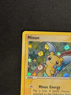 Pokemon Minun 67/101 Hidden Legends Reverse Holo Common English 💎NM💎 - Image 2
