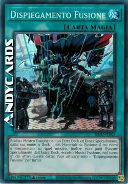 DISPIEGAMENTO FUSIONE (Fusion Deployment) • Super R • RA02 IT065 • 1Ed • Yugioh! - Image 1