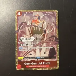 One Piece Offline Regional Finalist Card Gum-Gum Jet Pistol ST01-015 - Image 1
