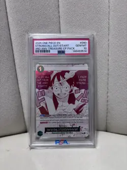 One Piece I Know Your Strong I'll Go All Out From The Very Start OP13-040 PSA 10 - Image 1