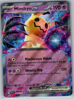 Mimikyu ex 069/159 SV09: Journey Together - Pokemon Card - NM - Image 1