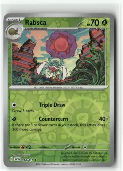Rabsca 014/191 Reverse Holo - Surging Sparks - Pokemon TCG NM - Image 1