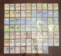 Pokemon Card Lot Of 68 Original 1999 Cards All Cards In Thick Sleeves - Image 1