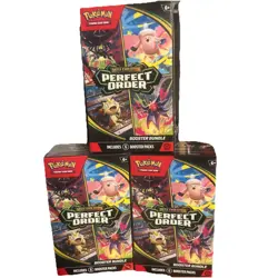 Pokemon TCG Perfect Order Booster Bundle Sealed Lot of 3 Brand New In Hand - Image 1