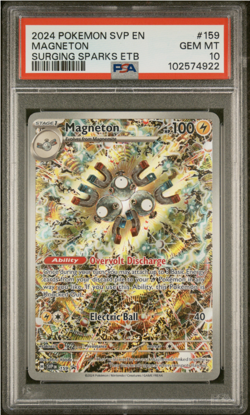 Pokemon Magneton SVP 159 Scarlet & Violet ETB Promo English PSA 10 GEM Mint - Image 1