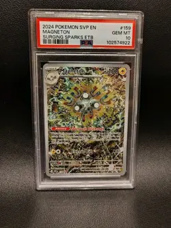 Pokemon Magneton SVP 159 Scarlet & Violet ETB Promo English PSA 10 GEM Mint - Image 3
