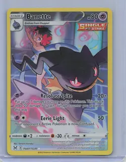 Banette TG07/TG30 Holo Lost Origin Trainer Gallery Pokemon NM - Image 1