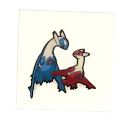 Pokemon - Latias & Latios - Japanese - Daiichi Pan - Sticker - Image 1
