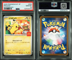 PSA 10 MCDONALD'S PIKACHU 2025 POKEMON JPN M-P PROMO #020 SHIP FROM US - Image 1