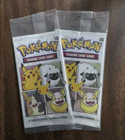 2 Pokemon Celebrations General Mills Cereal 3-Card Booster Pack Promo NEW-SEALED - Image 1