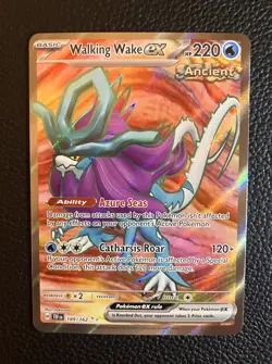 Pokemon TCG Walking Wake ex 189/162 Temporal Forces - Image 1